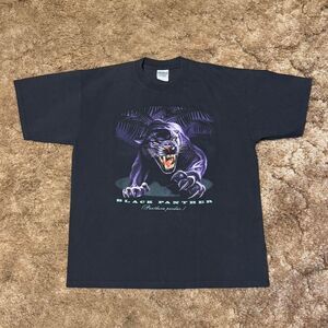 Vintage 90s Black Panther T-Shirt Tee XLarge